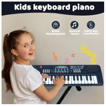 BigFun 37 Keys Electronic Keyboard Piano USB MP3 Play
