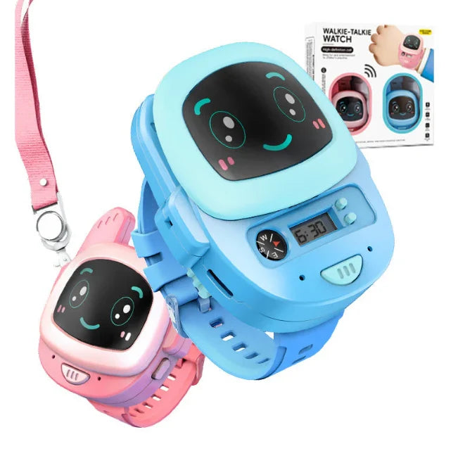 2Pcs Kids Electric Walkie Talkie Watch