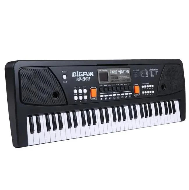 BigFun 61 Keys Electronic Keyboard Piano With Microphone
