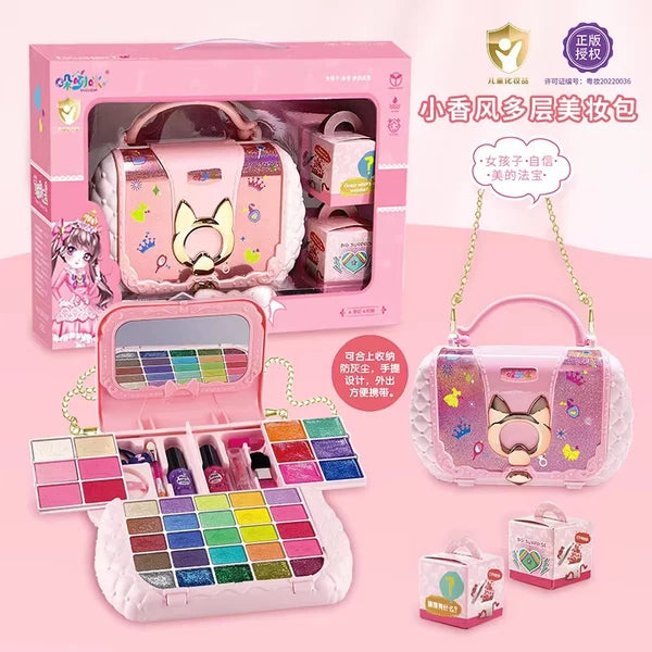 ✨Dream Beauty Pretend Play Makeup Kit in a handbag case with mystery boxes