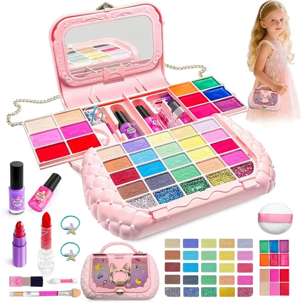 ✨Dream Beauty Pretend Play Makeup Kit in a handbag case with mystery boxes