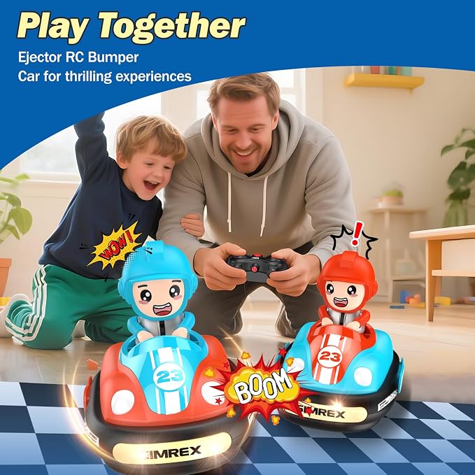 Remote Control Battle Bumper Cars for 2 Players