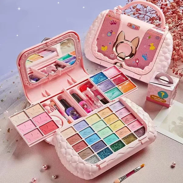 ✨Dream Beauty Pretend Play Makeup Kit in a handbag case with mystery boxes