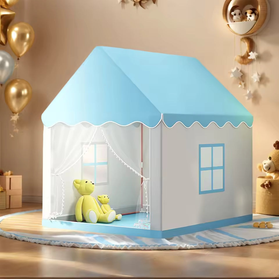Princess Fairy Tale Castle Tent, Secret Space for Boys and Girls, Portable Children's Play Tent,