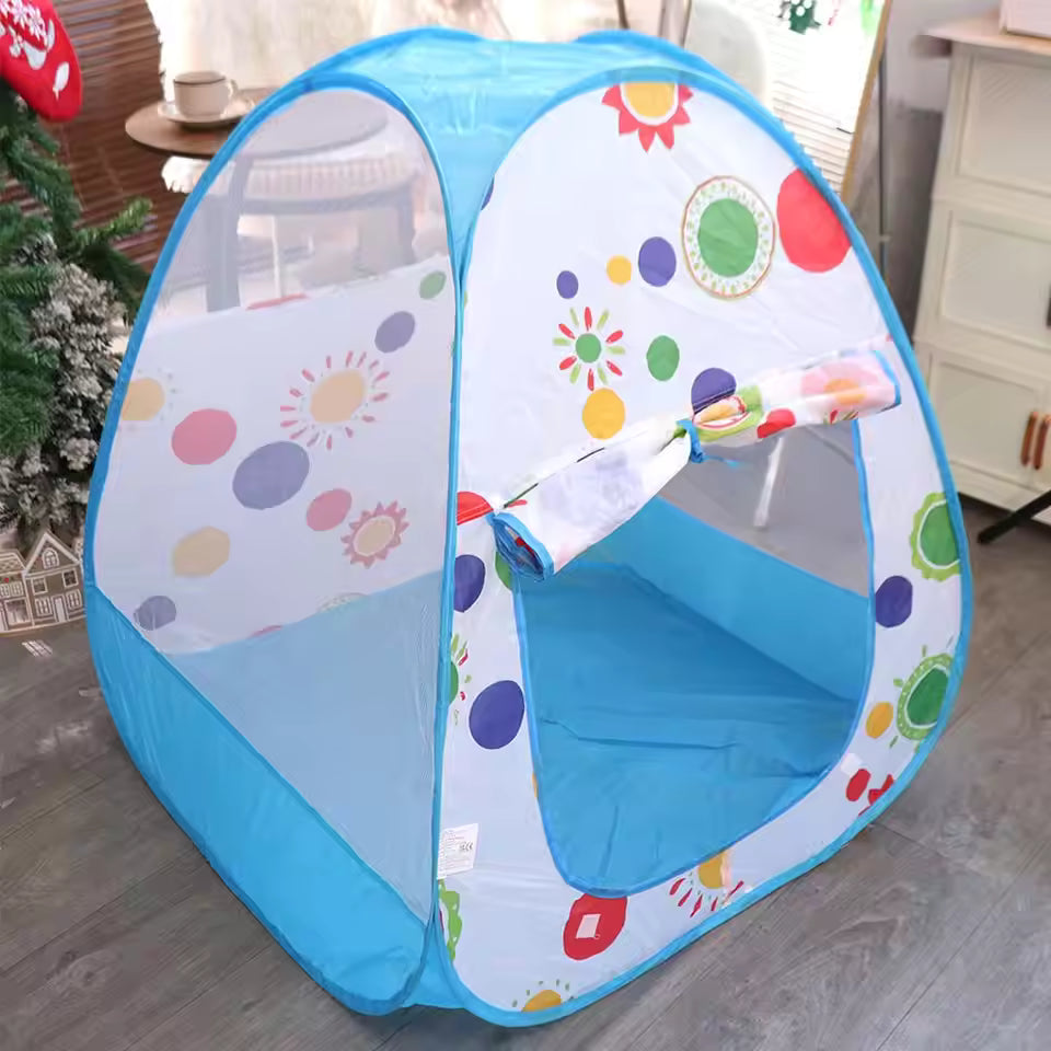 Princess Houses Children's Play House Tent Portable Toy Houses Sunflower Teepee House Pink