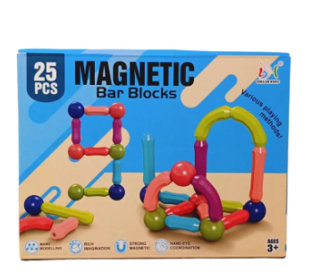 64/ 42/ 25 / PCS Magnetic Balls and Rods Sticks Blocks Set