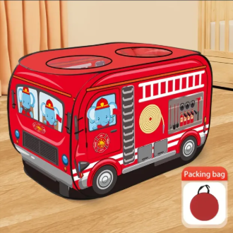 Kids Indoor & Outdoor Pop-Up School Bus Play Tent