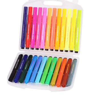 Set Of 12 /24 Student Water Color Pen Markers