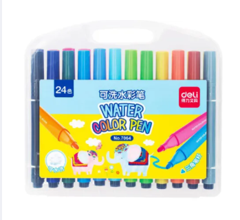 Set Of 12 /24 Student Water Color Pen Markers