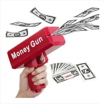 Money Gun Paper Spray Machine