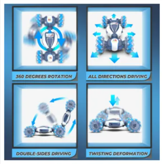 Gesture Sensing RC Stunt Car 360° Rotating 4WD Hand Controlled Twist Car