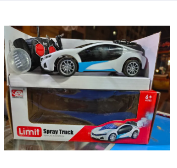 Rechargeable  Remote Control Speed Racing Limit Spray Car Rc Water Smoke 3d lights