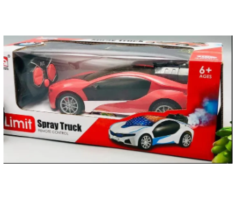 Rechargeable  Remote Control Speed Racing Limit Spray Car Rc Water Smoke 3d lights
