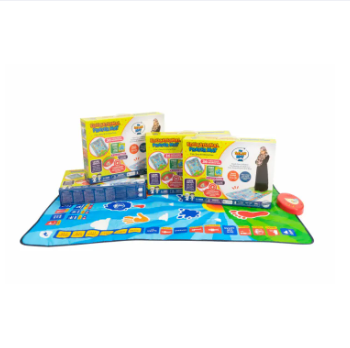 Educational Prayer Mat for Kids – Interactive Learning Prayer Mate with Islamic Duas & Salah Guide