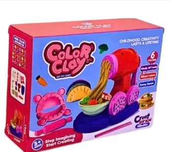 Clay Machine with Multiple Shapes Modeling Clay  Soft, reusable