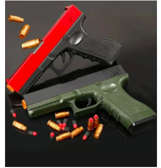 soft bullet glock gun  Manual Lunch Gun Children