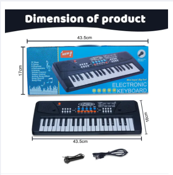 BigFun 37 Keys Electronic Keyboard Piano USB MP3 Play
