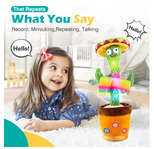 Dancing Talking Cactus Singing Talking Recording Mimic Repeating What You Say