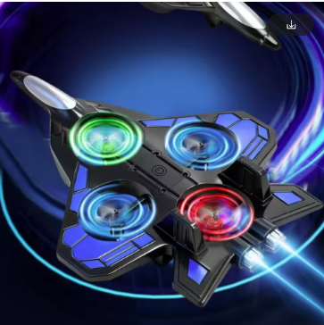 Fighter Jet – Foam Remote Control Airplane with LED Lights & Stunts