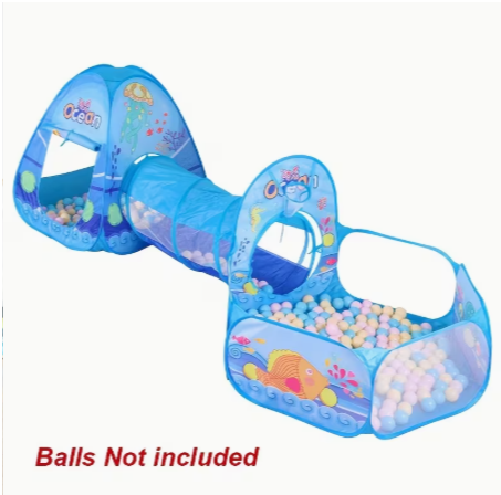 Big Pop Up Tent House For Kids Large Size 3 in 1