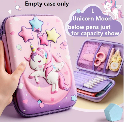 "Fancy Pouch for Kids – Stylish Geometry Box