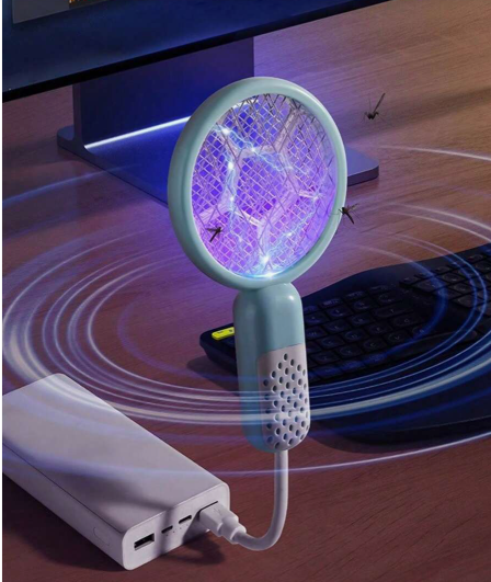 USB Mosquito Swatter Trap With UV Light