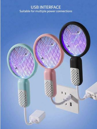 USB Mosquito Swatter Trap With UV Light
