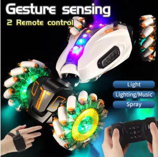 4WD RC Drift Car With Music Led Lights 2.4G Gesture Radio Remote