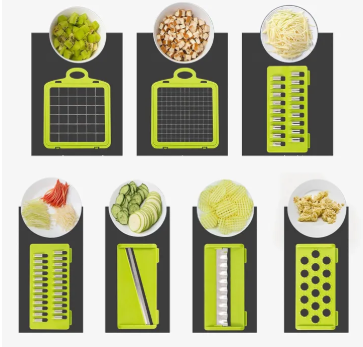 16-in-1 Multifunction Vegetable Chopper Slicer, Fruit & Potato Cutter