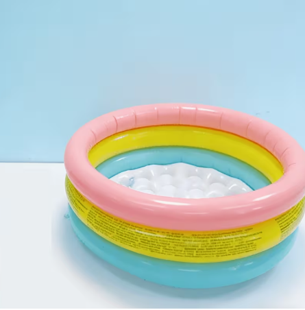 Inflatable Outdoor Pool  A Rainbow-colored 2ft