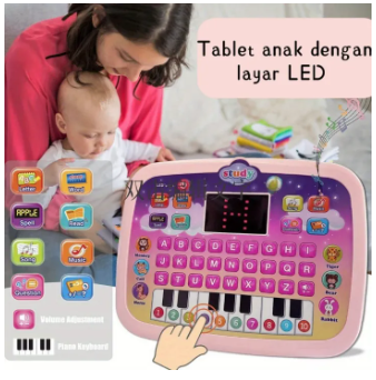 Reusable LCD  Tablet for Kids – LED Screen Learning & Drawing Toy