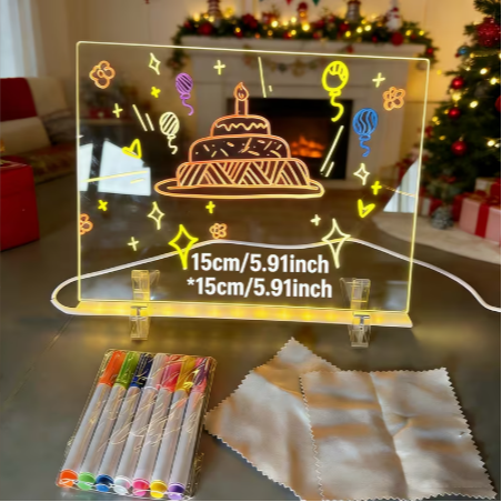 3D Magic Drawing Board for Kids | LED Glowing Acrylic board