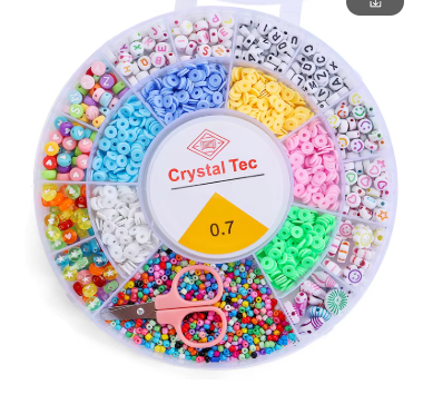 Beads Bracelet Making Kit Seed Letter Alphabet DIY Art