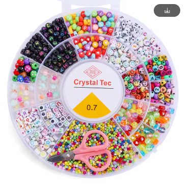 Beads Bracelet Making Kit Seed Letter Alphabet DIY Art
