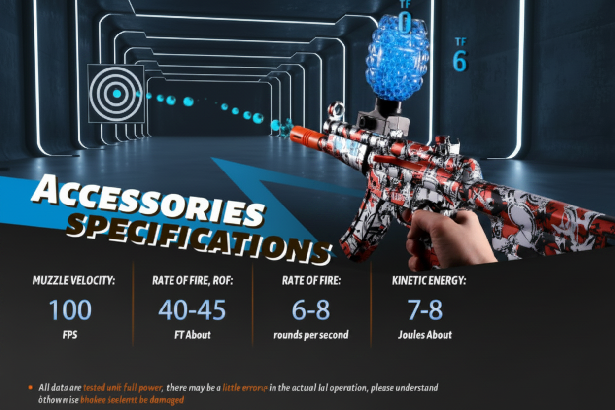 Gel Blaster Rechargeable Electric Machine Toy Gun With500 pcs Gel Balls