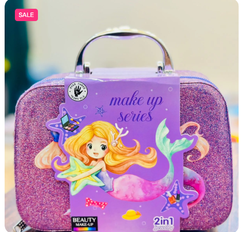 Make up bag for kids with Multiple Make up Accessories