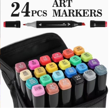 Alcohol Markers Fine and Chisel Tip 24 and 48 pc set 60set &120 set