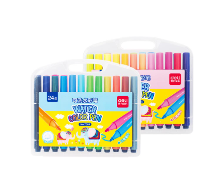 Set Of 12 /24 Student Water Color Pen Markers