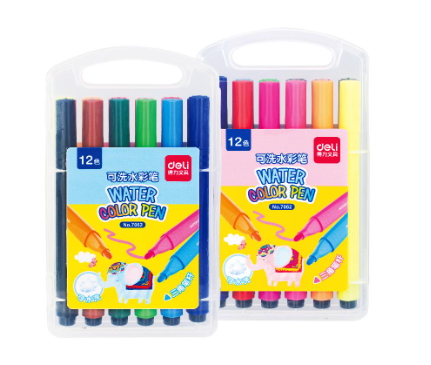 Set Of 12 /24 Student Water Color Pen Markers