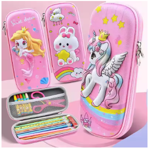 3D Cartoon Kids Pencil Case School Stationery