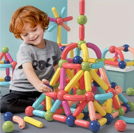 64/ 42/ 25 / PCS Magnetic Balls and Rods Sticks Blocks Set