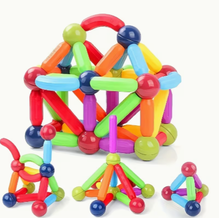 64/ 42/ 25 / PCS Magnetic Balls and Rods Sticks Blocks Set