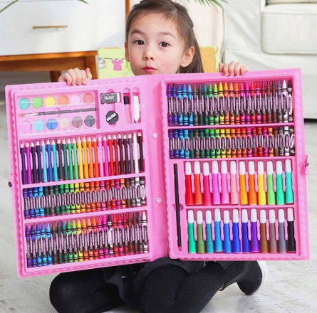 Coloring Kit 86 pc Drawing Art Set with Colors Box Pencil Colors