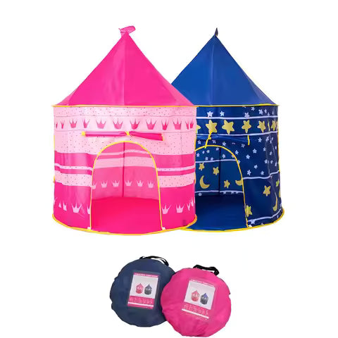 Children's Tent Kids Play House Tents Portable Castle Kids Pink Blue P