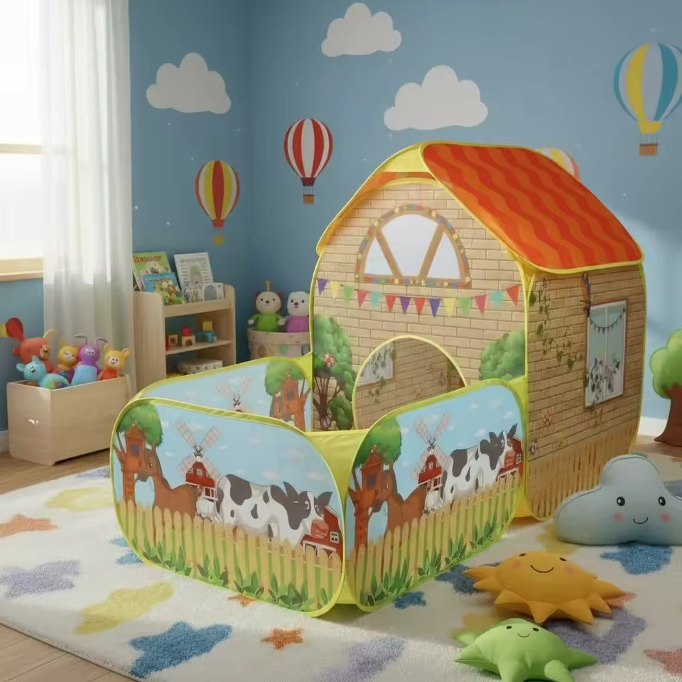 Children's Garden Villa Play Tent, Large Pop-Up