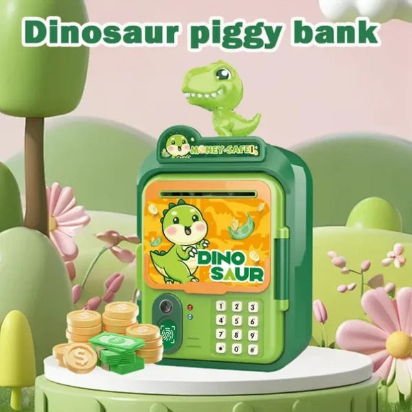 Digital ATM Money Saving Box for Kids – Music, Fingerprint & Password Security
