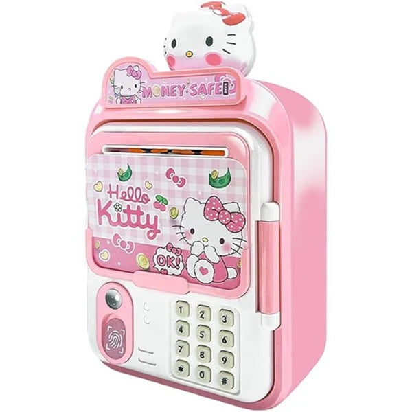 Digital ATM Money Saving Box for Kids – Music, Fingerprint & Password Security