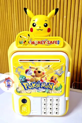 Digital ATM Money Saving Box for Kids – Music, Fingerprint & Password Security